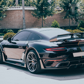 Декоративная вставка заднего бампера Venom для Porsche 911 (991)