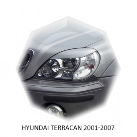 Реснички на фары для Hyundai Terracan (дорест, рест)