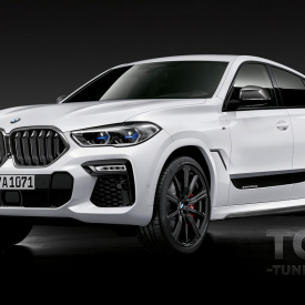 Карбоновые боковые вставки M Performance для BMW X6 G06