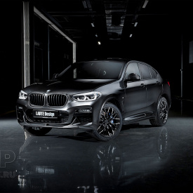 Сплиттер на передний бампер для BMW X4 G02