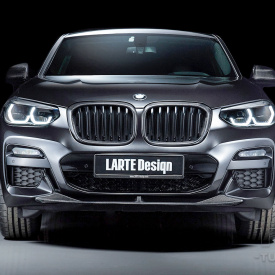 Сплиттер на передний бампер для BMW X4 G02