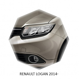 Реснички Sport Line на фары Renault Logan 2