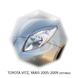 Реснички GT на фары Toyota Vitz Yaris