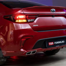 Диффузор с насадками Sport Line для Kia Rio 4