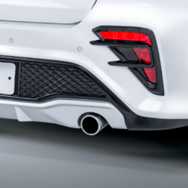 Раздвоенная выхлопная система для Kia Rio 4