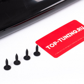 Центральная вставка XF на передний бампер Lancer 10 (дорест)