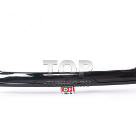 Центральная вставка XF на передний бампер Lancer 10 (дорест)