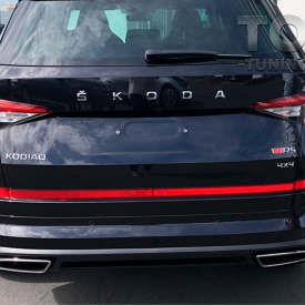 Накладка RS на задний бампер Skoda Kodiaq