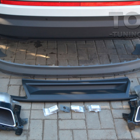 Накладка RS на задний бампер Skoda Kodiaq