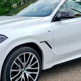 Карбоновые вставки Renegade в передние крылья BMW X6 G06