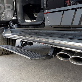 Выдвижные пороги-ступени RRS для Mercedes AMG G63