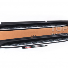 Пороги-ступени Cayman для Mercedes GLE V167