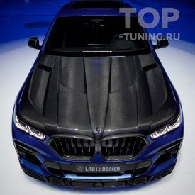 Капот с жабрами Larte Performance для BMW X6 G06