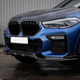 Юбка Larte GT (в сборе) на передний бампер BMW X6 G06