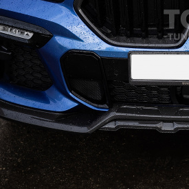 Юбка Larte GT (в сборе) на передний бампер BMW X6 G06