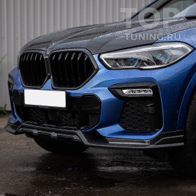 Юбка Larte GT (в сборе) на передний бампер BMW X6 G06