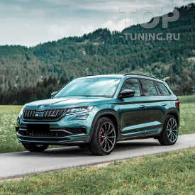 Передняя юбка Sport Line (в сборе) для Skoda Kodiaq