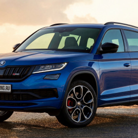 Правая решетка переднего бампера RS для Skoda Kodiaq