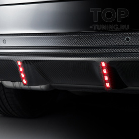 Стоп-сигналы Nolden к диффузору Larte Design для Mercedes GLE