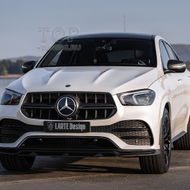 Накладка Winner на передний бампер для Mercedes GLE Coupe