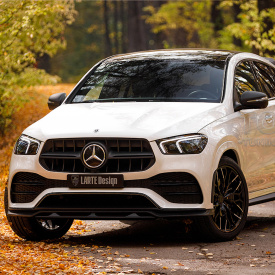 Сплиттер для юбки Winner на Mercedes GLE Coupe