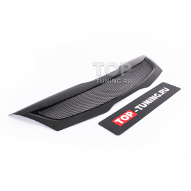 Накладка на решетку радиатора Element (дорестайлинг) на Kia Rio 3