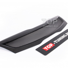 Накладка на решетку радиатора Element (дорестайлинг) на Kia Rio 3