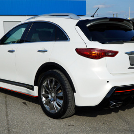 Пороги Draco SLIM на Infiniti QX70 (FX35, 37, 50)
