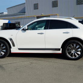 Пороги Draco SLIM на Infiniti QX70 (FX35, 37, 50)