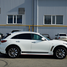 Пороги Draco SLIM на Infiniti QX70 (FX35, 37, 50)