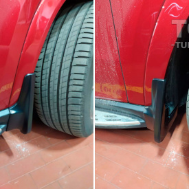 Передние брызговики под пороги-ступени для Mercedes GLE Coupe C167