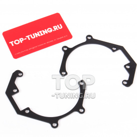 Переходные рамки на Mazda CX-7 для установки модулей Bi-LED / Bi-Xenon 2.8 дюйма