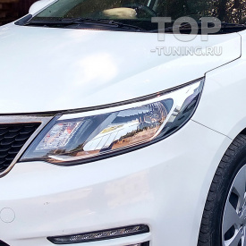 Стекла фар на Kia Rio 3 рестайлинг