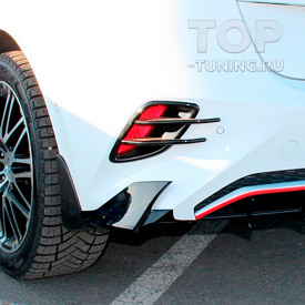 Элероны заднего бампера Sport Line на Kia Ceed 3