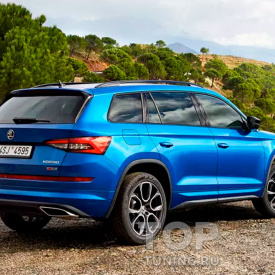 Правая задняя накладка RS на дверь Skoda Kodiaq