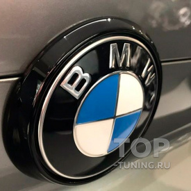 Черный держатель эмблемы крышки багажника для BMW X6 G06