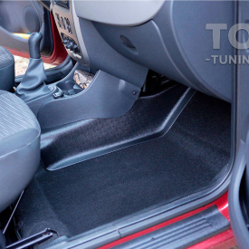 Накладки Bastion на ковролин центрального тоннеля Renault Sandero 1