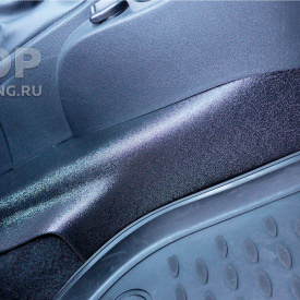 Накладки Bastion на ковролин центрального тоннеля Renault Sandero 1