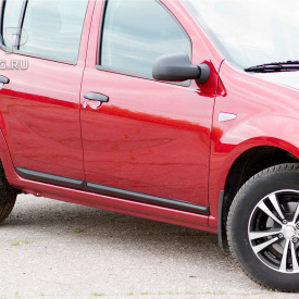 Молдинги Bastion Lite на двери для Renault Sandero 1