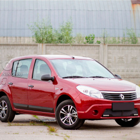 Молдинги Bastion Pro на двери для Renault Sandero 1
