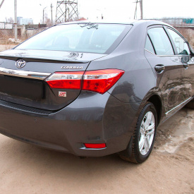 Накладка Bastion на задний бампер для Toyota Corolla E160