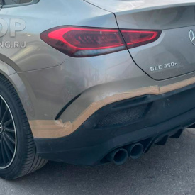 Диффузор Renegade на задний бампер для Mercedes GLE Coupe C167