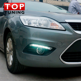 Дневные ходовые огни Renegade на Ford Focus 2