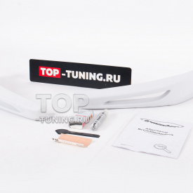 Накладки Irmsсher на передний бампер Peugeot 308 T7