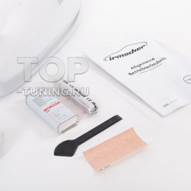 Накладки Irmsсher на передний бампер Peugeot 308 T7