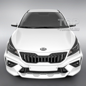 Передний бампер R-Sport New для Kia Rio 4