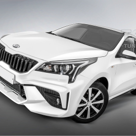 Передний бампер R-Sport New для Kia Rio 4