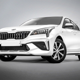 Передний бампер R-Sport New для Kia Rio 4