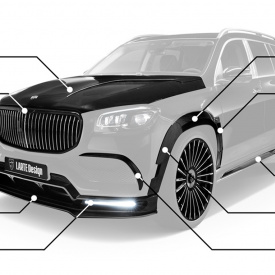 Рамка Larte Charisma для решетки радиатора Mercedes-Maybach GLS 600