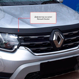 Дефлектор Bastion на капот для Renault Duster 2